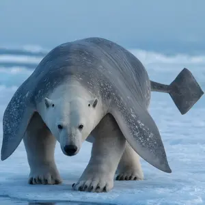 Polar bear + Stingray